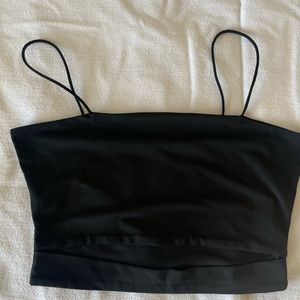 Never Worn. Cutout Cropped Cami Top.